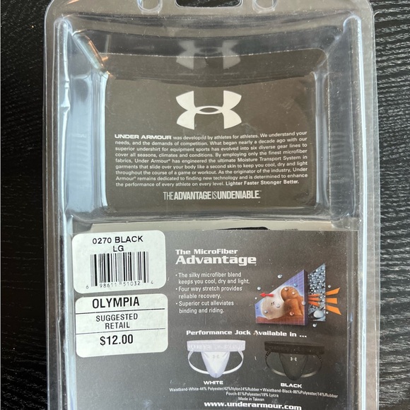 Under Armour Black L jockstrap - Picture 2 of 5